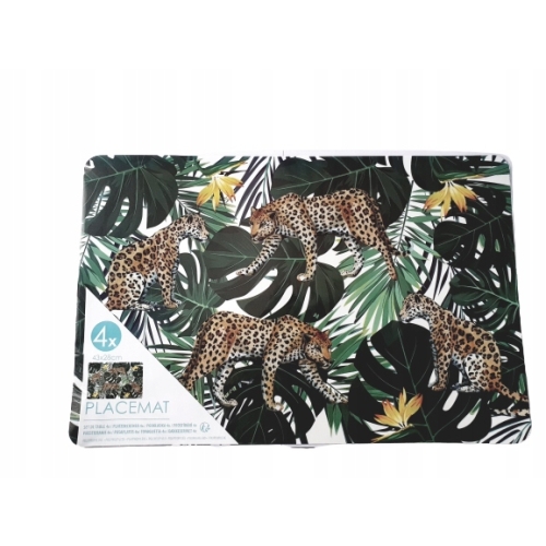 Mata stołowa podkładka pod talerze 4 sztuki 43 x 28 cm Escape Paradise