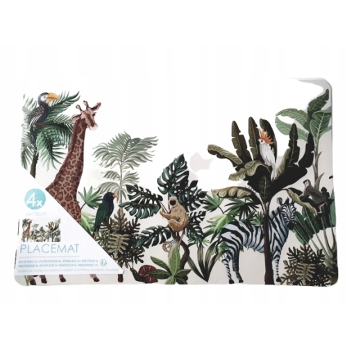 Mata stołowa podkładka pod talerze 4 sztuki 43 x 28 cm Escape Paradise