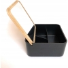 POJEMNIK BAMBUSOWY Z LUSTERKIEM ORGANIZER NOWOŚĆ wym. 14x14x7cm