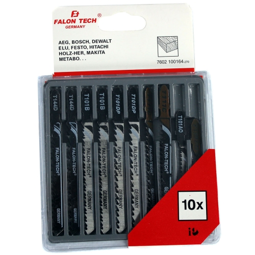 Zestaw 10 x Brzeszczot Metal PVC Drewno Wyrzynarki Piły Werckmann