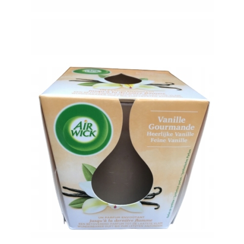 ŚWIECA ZAPACHOWA DEKORACYJNA DOM HOME AIR WICK WANILIA Essential Oils