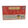 Zestaw stempelków dla dzieci STAMP SET 26szt czerw
