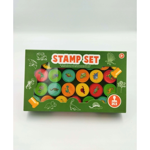 Zestaw stempelków dla dzieci STAMP SET 26szt błęk.