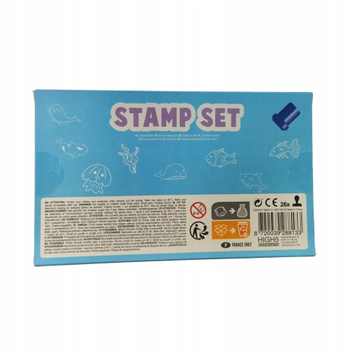Zestaw stempelków dla dzieci STAMP SET 26szt błęk.