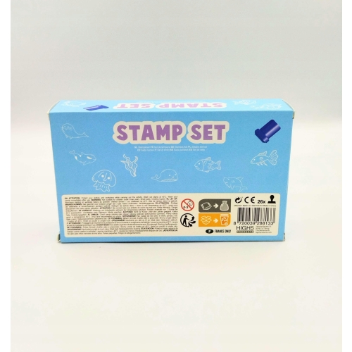 Zestaw stempelków dla dzieci STAMP SET 26szt błęk.