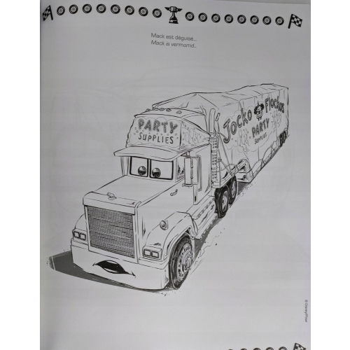 KOLOROWANKA dzieci MALOWANKA AUTA CARS 3 PIXAR 321