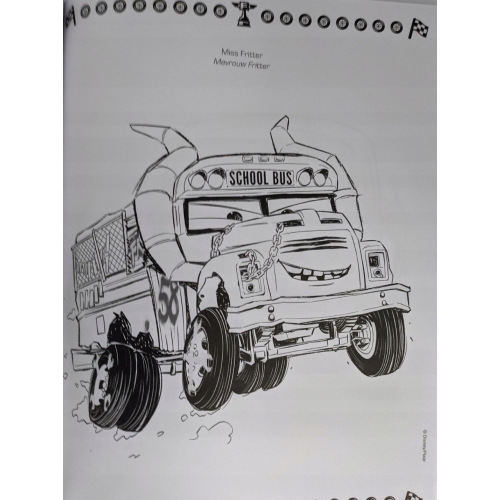 KOLOROWANKA dzieci MALOWANKA AUTA CARS 3 PIXAR 321