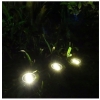 LAMPA SOLARNA NAZIEMNA OGRODOWA TRAWNIKOWA OGRÓD TARAS BALKON STALOWA