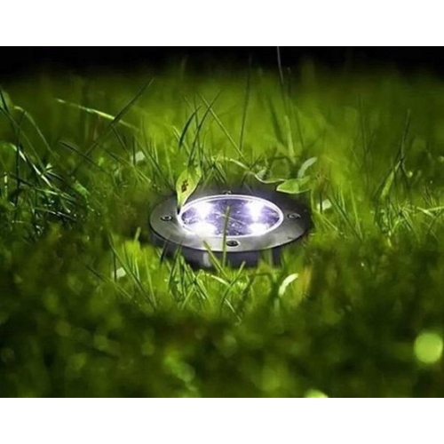LAMPA SOLARNA NAZIEMNA OGRODOWA TRAWNIKOWA OGRÓD TARAS BALKON STALOWA