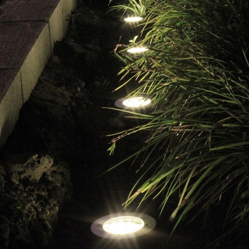 LAMPA SOLARNA NAZIEMNA OGRODOWA TRAWNIKOWA OGRÓD TARAS BALKON STALOWA