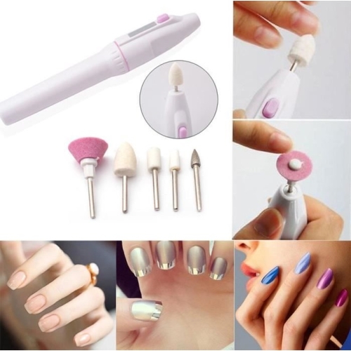 Frezarka do paznokci zestaw manicure pedicure 7 el
