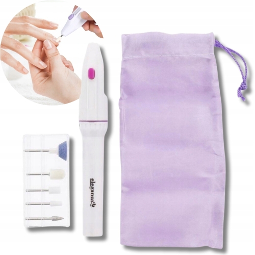 Frezarka do paznokci zestaw manicure pedicure 7 el