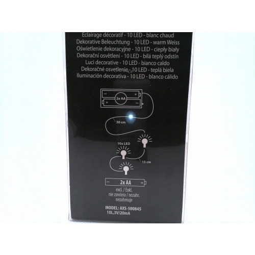 LAMPKI CHOINKOWE LED 135 CM GWIAZDKI OZDOBNE WARM WHITE Biały odcień 07
