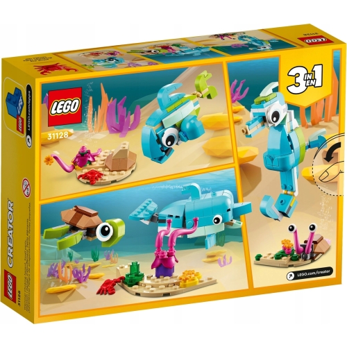 LEGO 31128 Creator Delfin i żółw super na prezent