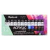 Farby akrylowe Van Bleiswijck MIX kolorów 12 x 12 ml INTENSYWNE KOLORY