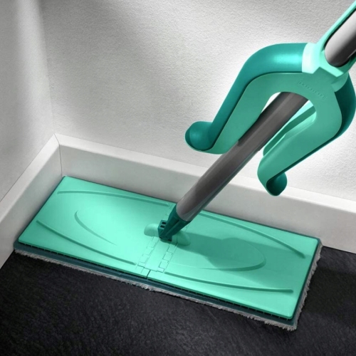 Mop płaski LEIFHEIT z wyciskaczem i nakładką do sprzątania Micro Duo 140cm