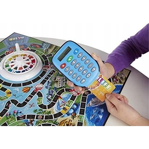 Gra planszowa Życie Nauka Kariera Rosyjska czytnik kart bankowych Hasbro