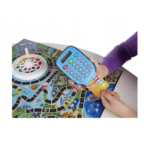Gra planszowa Życie Nauka Kariera Rosyjska czytnik kart bankowych Hasbro