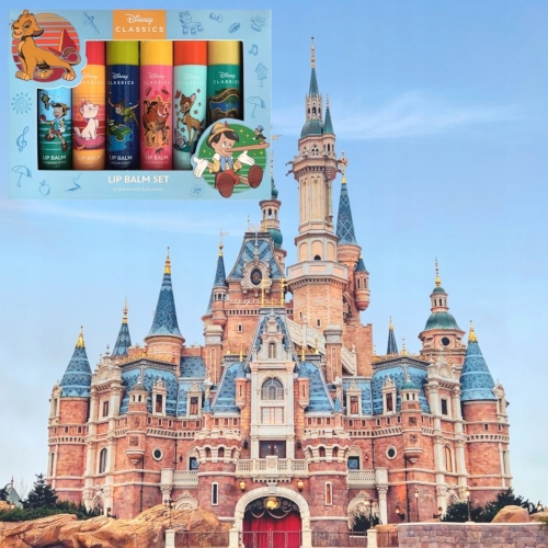 BALSAM POMADKA DO UST DLA DZIECI DISNEY ZESTAW ZESTAW 6 SZTUK NAWILŻAJĄCA