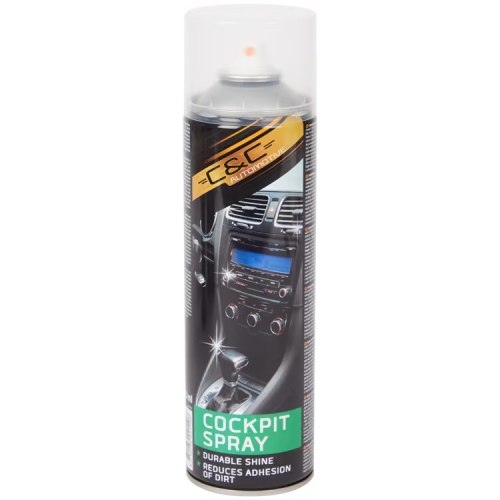 SPRAY DO CZYSZCZENIA KOKPITU COCKPIT DESKI ROZDZIELCZEJ PLASTIKÓW SAMOCHÓD