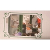 MINIATUROWY DREWNIANY ZIELONY DOMEK GREENHOUSE CAFE Z OŚWIETLENIEM LED