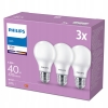 3 X ŻARÓWKI PHILIPS LED 470 LUMENÓW BIAŁE 3000KW E27 220-240V AC 50/60Hz