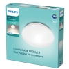 Plafon okrągły LED 10W lampa sufitowa Philips 25 x 6,8 cm CL200 biała MOIRE