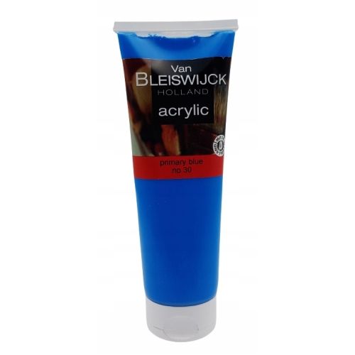 Farba akrylowa profesjonalna tuba Pimary Blue no.30 Van Bleiswijck 250ml