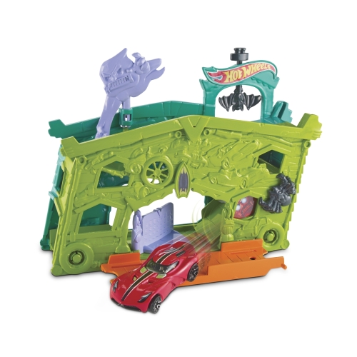 Tor samochodowy City Blaze Garaż Duchów Ghost Garage Hot Wheels FJN38