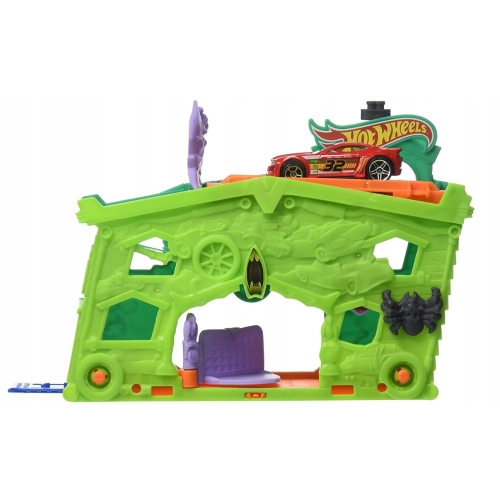 Tor samochodowy City Blaze Garaż Duchów Ghost Garage Hot Wheels FJN38
