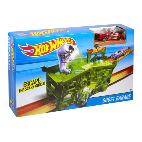 Tor samochodowy City Blaze Garaż Duchów Ghost Garage Hot Wheels FJN38