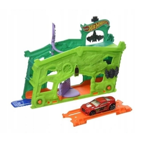 Tor samochodowy City Blaze Garaż Duchów Ghost Garage Hot Wheels FJN38