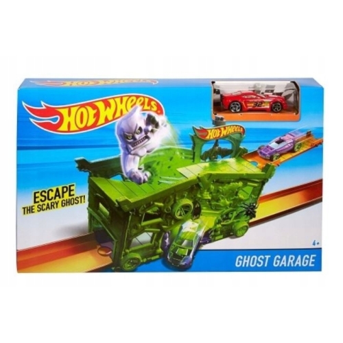 Tor samochodowy City Blaze Garaż Duchów Ghost Garage Hot Wheels FJN38