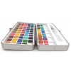 Farby akwarelowe 70 elementów w metalowym etui NEW