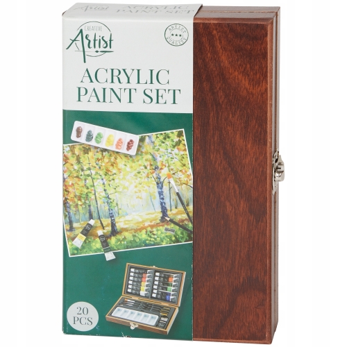 Farby akwarelowe 70 elementów w metalowym etui NEW