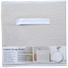 Składany kosz do przechowywania Home Accents organizer 30 cm beż tłoczony