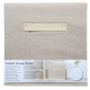 Składany kosz do przechowywania Home Accents organizer 30 cm beż tłoczony
