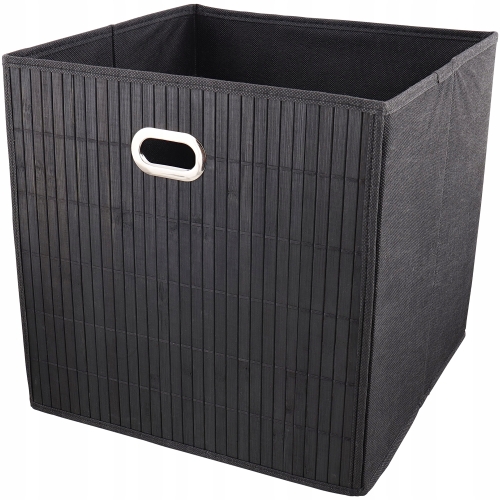 Składany kosz do przechowywania Home Accents organizer 30 cm beż tłoczony