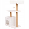 DRAPAK DLA KOTA LEGOWISKO WIEŻA DOMEK 3 POZIOMY BEASTY WYSOKI 30-90 CM