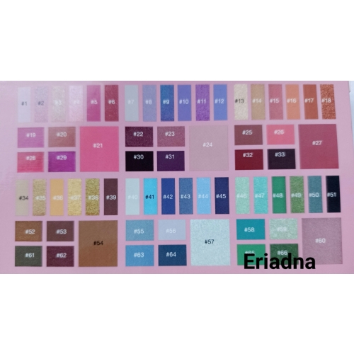 Paleta cieni do makijażu powiek FAB Factory 66 cieni LUXURY MAKE-UP