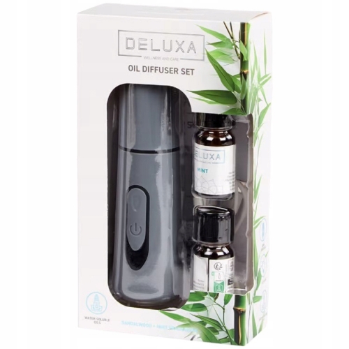 Dyfuzor zapachowy 2 olejki eteryczne premium Deluxa drzewo sandałowe mięta
