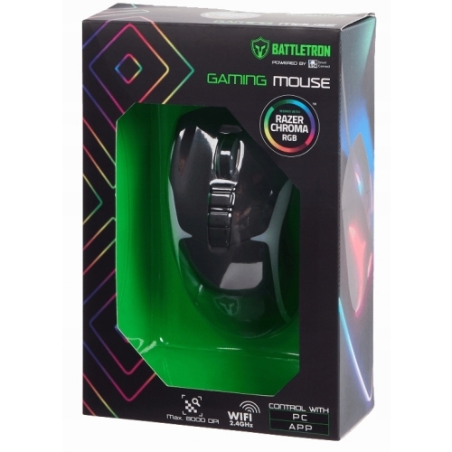 Mysz do gier Battletron 6 przycisków usb led efekty świetlne Chroma Studio