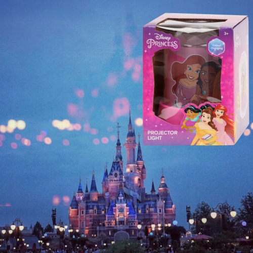 Lampka nocna magiczny projektor cylindryczny Disney Princess dla dzieci