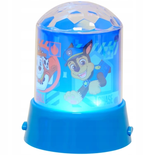Lampka lampa nocna z projektorem cylindrycznym zmieniająca kolor Paw Patrol