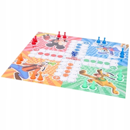 Gra planszowa DISNEY PRINCESS 4 graczy super zabawa dla dzieci 2 plansze