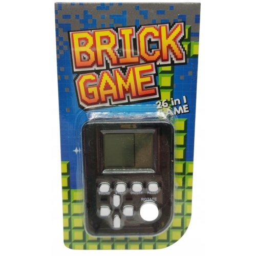 KONSOLA DO GIER GRA ELEKTONICZNA KIESZONKOWA RETRO MINI GAME 26 GIER ZIELEŃ
