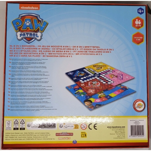 Gra planszowa DISNEY PSI PATROL 4 graczy super zabawa dla dzieci 2 plansze