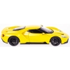FORD GT 2017 METALOWY KOLEKCJONERSKI MODEL SAMOCHODU WELLY 1:34 NAPĘ ŻÓŁTY