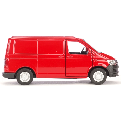 Volkswagen Transporter T6 kolekcjonerski model samochodu metal Welly RED