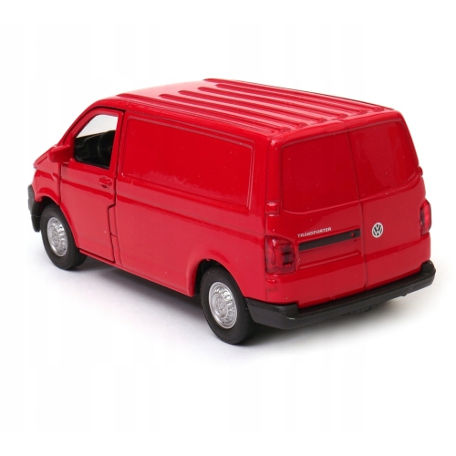 Volkswagen Transporter T6 kolekcjonerski model samochodu metal Welly RED